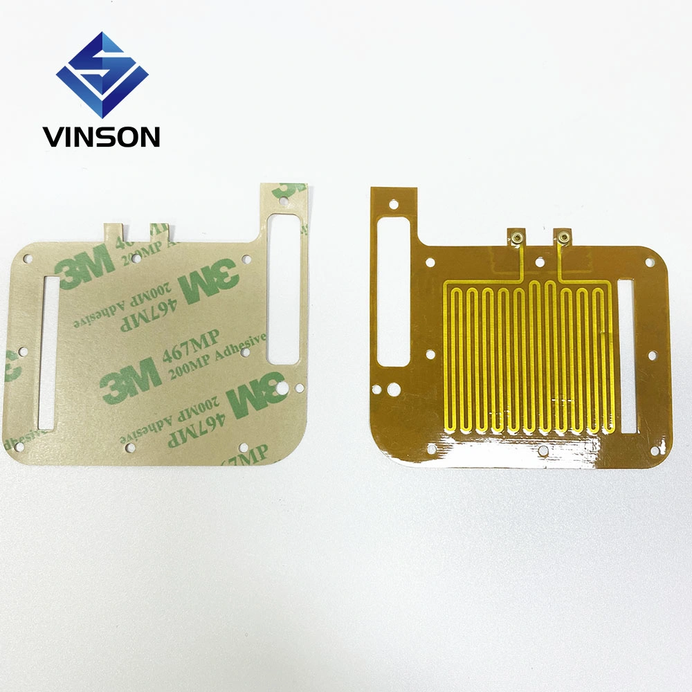 6V/12V Industrial Electric Flexible Polyimide Film PCB Kapton Heater with Adhesive