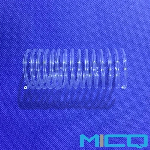 Clear Fused Quartz Glass Spiral Helical Tubes for Heater or Light Shell