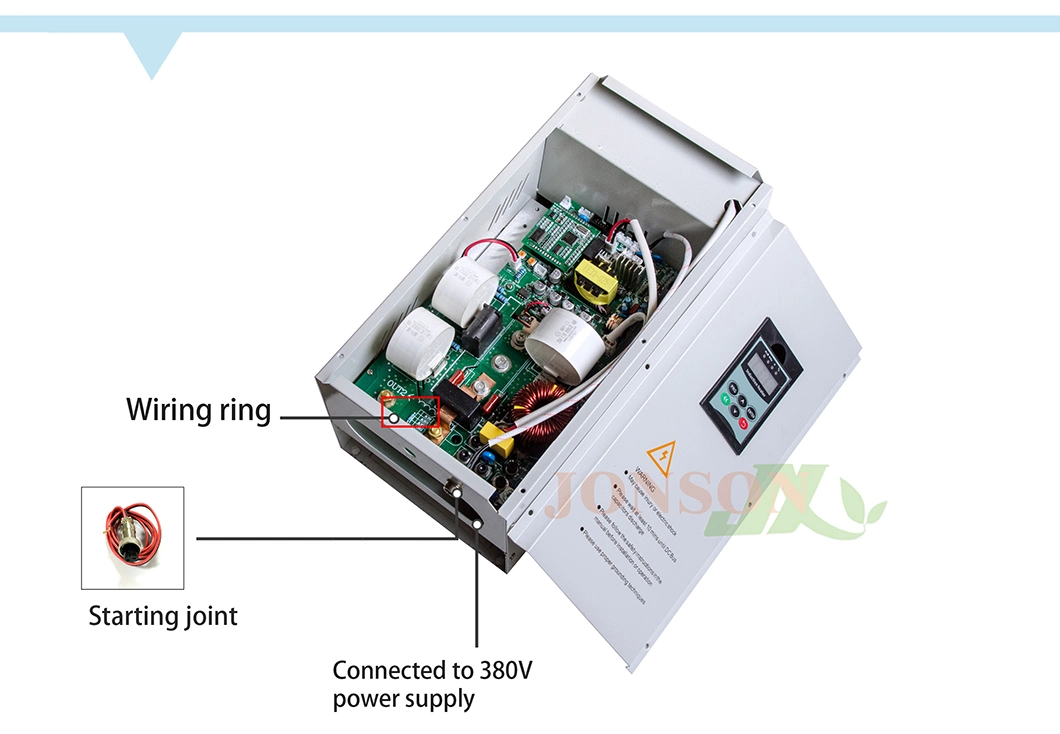15kw Electromagnetic Induction Heater with Winding Coil Wire