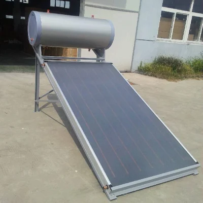 100L-400L druckloser, flacher Solar-Warmwasserbereiter aus verzinktem Stahl